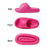 Platform Pillow Slippers for Women Summer Beach Soft Sole Eva Cloud Slides Sandals Woman Home Non Slip Bathroom