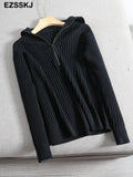 hooded sweater Pullovers Women winter autumn thick chic 2021 loose sweater for women thick warm