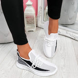 New Women Sport Shoes Mesh Sneakers Female Lace Up Shoes Women's Round Toe Low Heels Ladies Comfortable Casual Flats