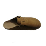 Autumn And Winter New Large-Size Baotou Slippers, Women's Flat-Soled Belt Buckles, Slippers For 45