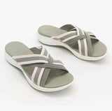 Women Slippers Platform Mesh Open Toe Mixed Color Wedges Female Sandals Summer Outdoor Beach slipper women Shoes