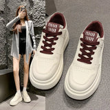 Breakj New Sports Shoes Women's Board Shoes Solid Color Ins Tide Shoes Hot Style Four Seasons Regular College Wind Small