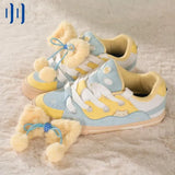 Breakj Wind Autumn And Winter New Sports Shoes Female Small White Shoes Heighten Thick Platform Comfortable Versatile Fairy Tale Wind Commute