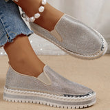 Breakj And Autumn 2025 New Lefu Shoes Thick Sole Lazy One Foot Pedal Drilling Shoes Women's Flat-Bottomed