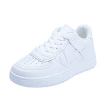 Shoes Girls 2024 New Spring White Shoes Students' Lightweight Flat-Soled Sports Leisure Shoes