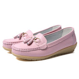 Woman Flat Female Moccasins Tassel Loafers Ladies Wedges Women Solid Comfort Mom Shoes Women's Footwear Plus Size