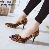Size 35-44 Shoes Woman High Heels Pumps 8cm Tacones Pointed Toe Stilettos Talon Femme Sexy Ladies Wedding
