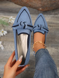 Breakj 2025 Spring Tip Flat-Soled Single Shoes Large-Size Fashion Flying Pedal Casual Women's