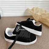 Breakj Comfortable Thick Platform Heighten Small White Shoes Pure Color Versatile New Super Heighten Light Breathable Warm Fashionable New