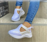 Autumn Women Platform Sneakers Ladies Brand Shoes Girls Thick Bottom Sneakers Genuine Mesh Sneakers Trainers Flat