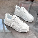Breakj Spring Small White Shoes New Korean Ins Schoolgirls Heighten Platform Sports Shoes Casual Shoes