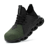 Safety Shoes Summer Boots With Steel Toe Breathable High Top Sneakers Vulcanise Sneakers Lightweight Casual Working
