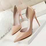 Pumps Concise High Heels Fashion Solid Women Shoes Bridal Wedding Shoes Ladies Pumps Shoes Red
