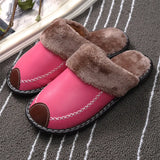 Slippers Winter Home Soft Floor Slippers For Men Female Indoor Plush Sewing Women Flat Shoes 2020 Couple Footwear