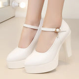 And Autumn Silver Model Cheongsam T Catwalk High Heel Thick Heel Waterproof Platform Performance Single Shoes Size 40-43 Women's