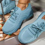 Women Sneakers 2022 Lace Up Chunky Sneakers Breathable Shoes For Women Outdoor Walking Sneakers Female Footwear Tenis
