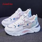 Women's Winter Sneakers 2021 Platform Sports Shoes White Chunky Sneakers Vulcanized Casual Shoes Tennis Female