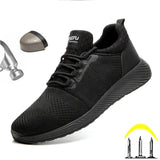 Shoes Casual Safety Shoes Man Breathable Ankle Boots 2021 Men Sneakers Work Shoe Safety Sneakers Steel Toe Summer Sport