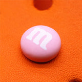 Single Sale Chocolate Candies Shoe Charms Accessories Simulation Rainbow Beans Shoe Decoration fit croc jibz Kid's