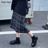 Lolita Mary Jane Shoes Women Cute Kawaii Chunky Platform Flats Fashion Designer Buckle Strap Leather women's Loafers