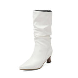 Breakj Face Pointed Medium Size Women's Boots Boots