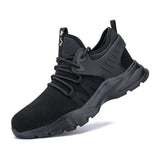New Work Safety Shoes Men Ankle Boots Steel Toe Shoe Man Anti-Smashing Working Shoes Mens Casual Sneakers Lightweight