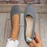 Breakj Size Single Shoe Female Spring Autumn New Style Round Head Cover Foot Lazy Person One Foot Pedal Casual Single Shoe