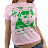 Y2K Summer Short Sleeve T-shirt Girls Creative Figure Printing Round Collar Tops Slim Base Shirt Harajuku Tee