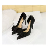 Breakj 2025 New Elegant Bow Design Fine High Heels, Fashion Style High Heels Women's