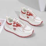 Breakj Korean Version Low Help Dad Shoes Female 2025 Summer New Breathable Student Sports Increase Leisure
