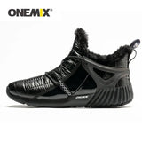 Men Boots Casual Winter Sneakers High Top Leather New Vintage Warm Comfortable Plush Snow Ankle Boots Walking