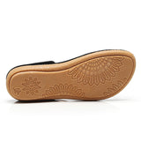 Bird Summer Female Cool Slippers Lattice Flat Bottom Double Bottom Bow String Beads Comfortable Female Clip Foot