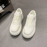 Breakj New Sports Shoes Women's Board Shoes Solid Color Ins Tide Shoes Hot Style Four Seasons Regular College Wind Small