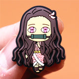 Comics Style PVC Shoe Charms Cute Sandals Accessories Shoes Buckle Decorations fit Croc JIBZ Kids X-mas Party Gifts