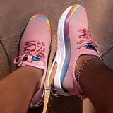 Sneakers Women Casual Shoes Mesh Air-Cushion Flat Anti-Slip Women Sneakers Outdoor Trainer Female Zapatos De Mujer