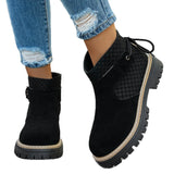 Breakj 36 To 43 Autumn And Winter Is Beautiful With Coarse And Velvet Side Zipper Fashion