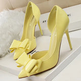 Shoes Women Pumps Fashion High Heels Shoes Black Pink Yellow Shoes Women Bridal Wedding Shoes Ladies Stiletto Party
