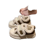 Breakj And Winter New Snow Boots Female Niche Design Velcro Warm Not Stuffy Feet Dopamine High Appearance Level Hot