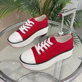 Women Sneakers Casual Spring/Autumn Women Walking Shoes Soft Fashion Lace-Up Female Outdoor Ladies