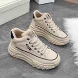 Breakj Korean Platform Dad Shoes Spring 2025 New Street Photo Student Running Sneakers Increased Leisure