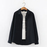 Solid Color Women's Shirt 2021Spring New Casual Design Sense Blouses and Tops Young Style Lady Long Sleeve