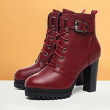 Breakj New 2023 Martin Boots Thick Heel Short Tube Women's Fashion