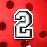 PVC Shoe Buckle Accessories Funny Digital/Heart Shaped/Feces Shoes Decoration Jibz for Croc Charms Bracelets Kids