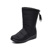 Warm Snow Boots Furry Plush Ladies Ankle Boots Female Short Boot Comfortable Women's Shoes Soft Casual Fashion Zipper