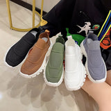 Breakj Net Sneakers Women Stretch Socks Shoes Spring And Autumn A Foot Pedal Lazy Knit Breathable Casual Running