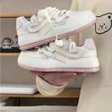 2024 New Board Shoes, Small Fragrant Style, Casual Women's Shoes, Fashionable Thick-Soled Shoes, Small White
