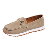 Breakj Bean Single Shoes Women's 2025 Autumn New Retro Large-Size Casual Shoes Retro Buffal