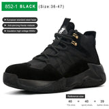 New Work Safety Boots Man Steel Toe Cap Men Shoes Autumn Anti-smashing Casual Sneaker Indestructible Male Security