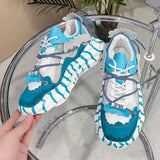 New Women Sneakers Fashion Women's Sports Shoes Casual Shoes Woman Comfortable Breathable graffiti Female Platform