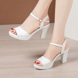 32-43 Sexy Peep Toe Ladies Summer Shoes For Dress Women Wedge Heel Sandals High Heel Woman 2022 New Female Platform